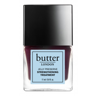 butter LONDON - Victoria Plum Jelly Nail Treatment - poloprůhledný posilující lak na nehty