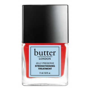 butter LONDON - Strawberry Rhubarb Jelly Nail Treatment - poloprůhledný posilující lak na nehty