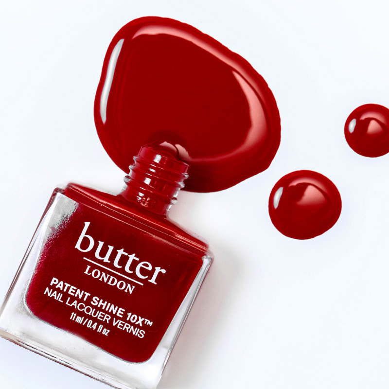 butter LONDON - Come to Bed Red Patent Shine 10X