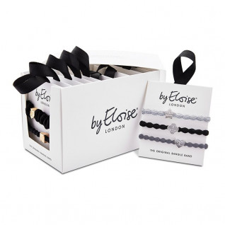 byElois - Stylish Silver - sada 3 gumiček do vlasů