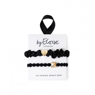 byElois - The Black - sada 2 gumiček do vlasů