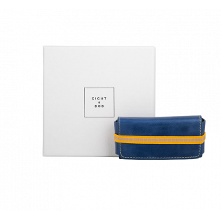 Eight & Bob - Originální kožené pouzdro na parfémy 30 ml - BLUE