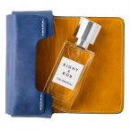Eight & Bob - Originální kožené pouzdro na parfémy 30 ml - BLUE