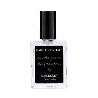 Nailberry - 2 v 1 Base & Top Coat - Bare Essentials